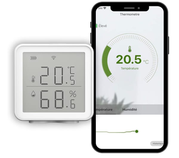 Thermomètres et hygromètres connectés